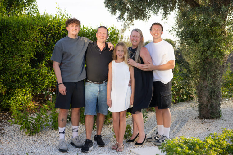 Holiday family photo shooting in Cyprus